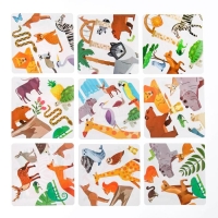 Настольная игра на реакцию и внимание &laquo;Дуббль в квадрате. ZOO&raquo;, 55 карт, 7+