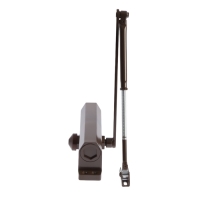 Доводчик дверей ТУНДРА D150BR, до 150 кг, цвет коричневый