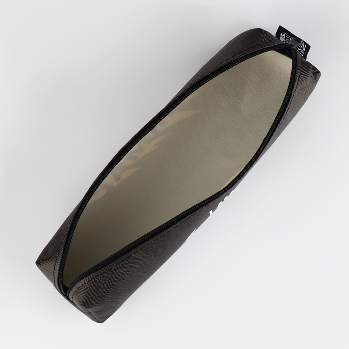 Пенал школьный из искусственной кожи I AM NRMAL, 19&times;8&times;3 см