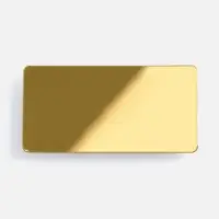 Значок Magnet Matto, золотистый глянцевый