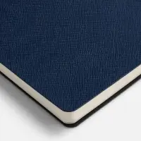 Ежедневник Lungo, недатированный, темно-синий