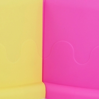 Песочница детская пластиковая, без крышки, 147 &times; 147 &times; 18 см, МИКС, &laquo;Ромашка&raquo;