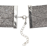 Чокер &laquo;Грация искры&raquo; широкий, цвет черно-серебряный, L=31 см