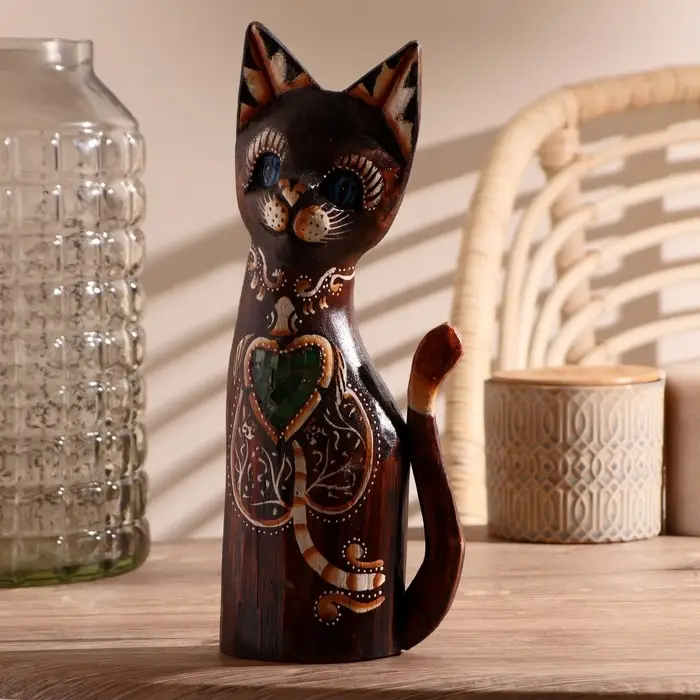 Интерьерный сувенир &laquo;Кошка с черепахой&raquo;, 30 см