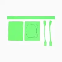 Набор для создания сумки из фетра "Панда", цвет зеленый