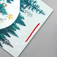 Пакет подарочный новогодний ламинированный, &laquo;Подготовка к Новому Году&raquo; , 33&times;10&times;42.5 см