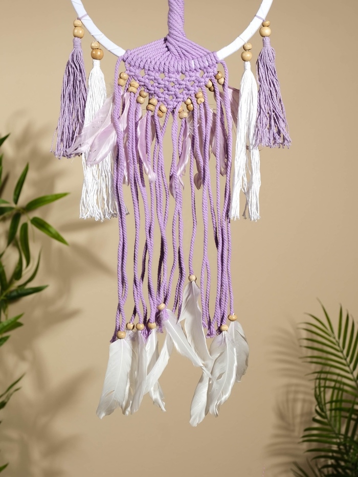 Ловец снов "Лавандовое дерево" 22х60 см.