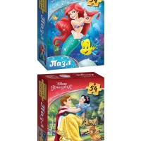Большой набор пазлов для девочек "Принцессы", 10 в 1