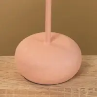 Подсвечник на 1 свечу текстурный "Пудровый розовый" 8х8х20 см