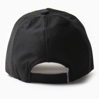 Кепка детская MINAKU "Смайл", цв. черный, р-р 44-46