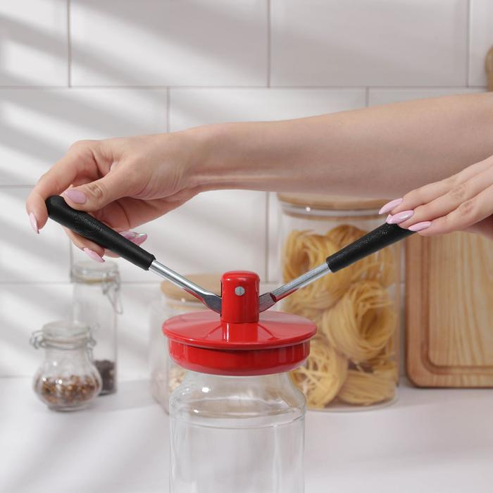 Закаточная машинка &laquo;Машенька&raquo;, автомат, цвет красный