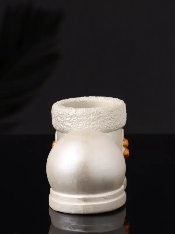 Подсвечник "Валенок" 10х7х6 см, перламутр