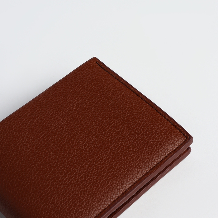 Портмоне мужское без застёжки, отдел для карт, монет, цвет коричневый Портмоне мужское без застёжки, отдел для карт, монет, цвет коричневый