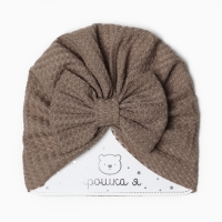 Шапочка Крошка Я «Бантик», цв.беж.. р-р 46-48 Шапочка Крошка Я «Бантик», цв.беж.. р-р 46-48