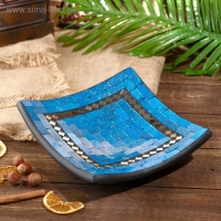 Тарелка декоративная "Адэлин" керамика 20х20х5 см