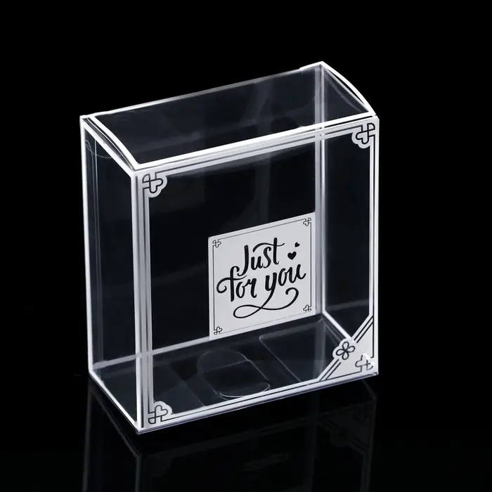 Складная прозрачная коробка из PVC, для упаковки подарков, 8&times;4&times;9 см