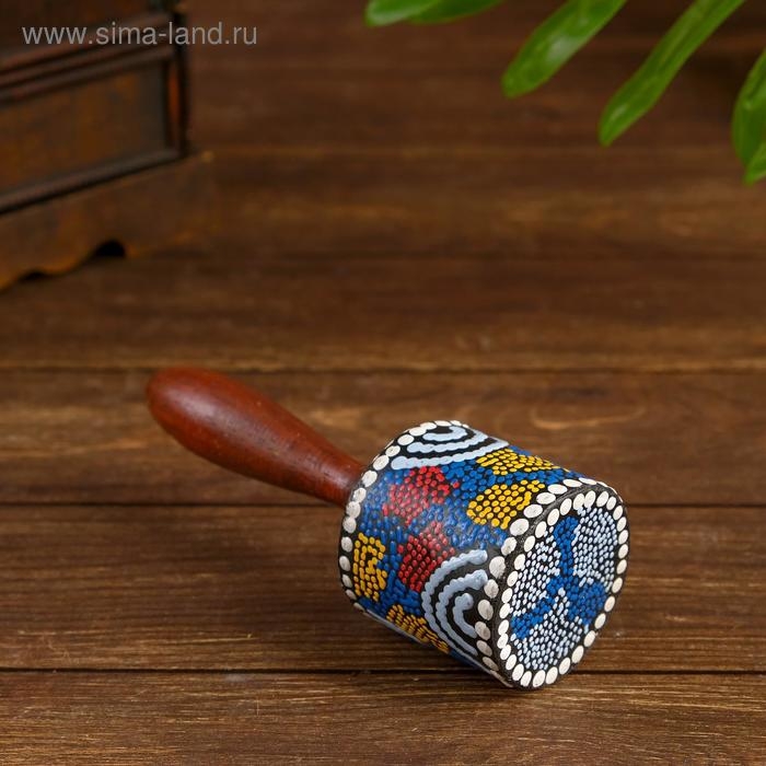 Сувенирный музыкальный инструмент Маракас "Энергия" 7,5х7,5х18 см