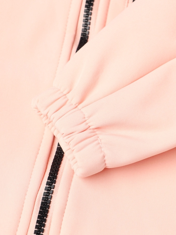 Комбинезон демисезонный для девочек MINAKU из Softshell на флисе, непромокаемый, персиковый, рост 116 см