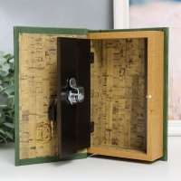 Сейф-книга дерево кожзам "Семья - это навсегда" 21х13х5 см