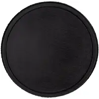 Лейбл из ПВХ с липучкой Menteqo Round, черный