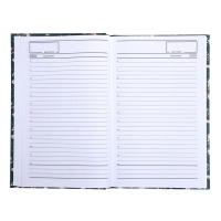 Ежедневник недатированный А5, 128 листов "ЦВЕТЫ. Паттерн", твёрдая обложка, глянцевая ламинация