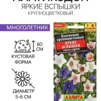 Семена Цветов Платикодон "Яркие вспышки", смесь сортов, 0,03 г