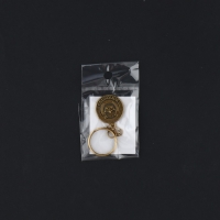 Брелок для ключей , металлический, оберег &laquo;Богатство&raquo; диам. 2,5 см