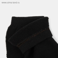 Носки мужские махровые, цвет чёрный, размер 25 Носки мужские махровые, цвет чёрный, размер 25