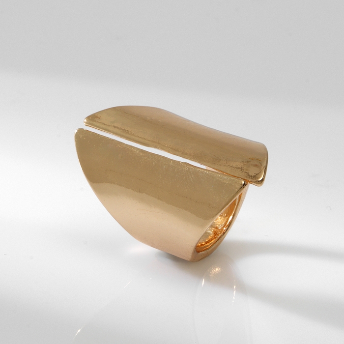 Кольцо металл «Тренд» лепестки крупные, цвет золото, размер 17 Кольцо металл «Тренд» лепестки крупные, цвет золото, размер 17