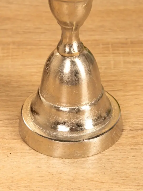 Подсвечник "Юла" 7,5х7,5х26 см, алюминий