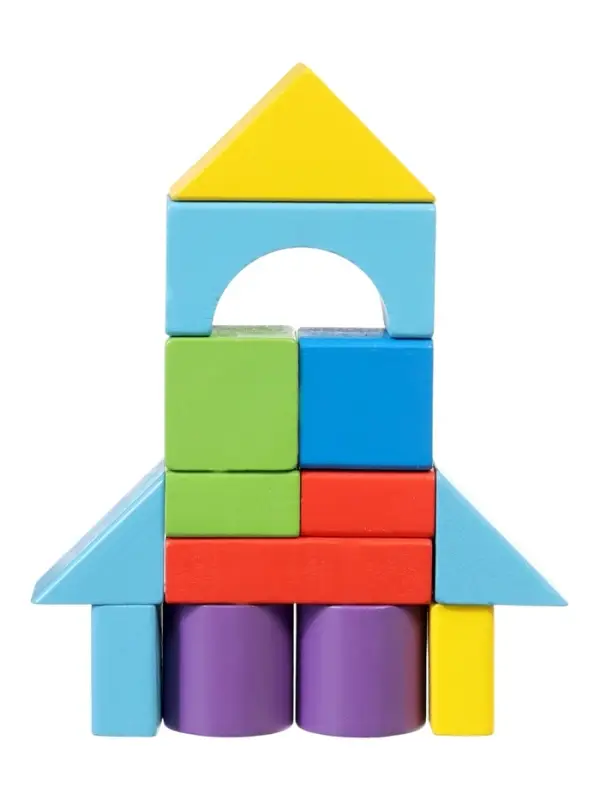 Кубики детские деревянные 27 деталей