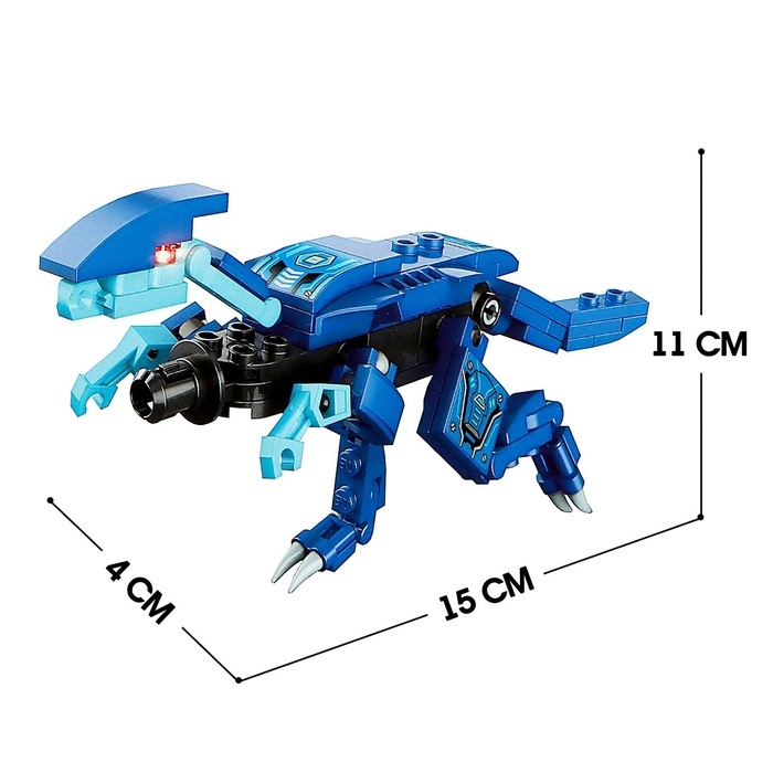Конструктор Динобот Конструктор Динобот "Вождь Тиранозавр", 71 деталь
