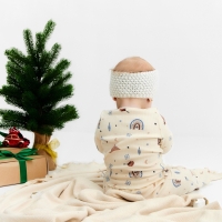 Костюм (джемпер и брюки) Крошка Я "Новогодние игрушки", рост 62-68 см Костюм (джемпер и брюки) Крошка Я "Новогодние игрушки", рост 62-68 см