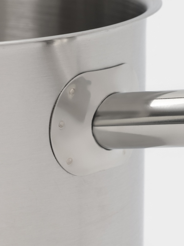 Ковш 6,3 л, d=24, h=14 см, с крышкой, толщина стенки 0,8 мм, индукция, две ручки