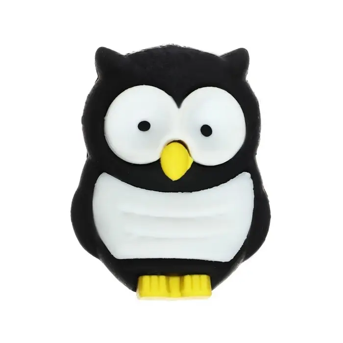 Ластик фигурный "Сова", в блистере, МИКС (штрихкод на штуке)