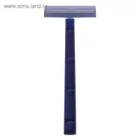 Бритвенные станки одноразовые LuazON, 2 лезвия, синие, 3 шт.