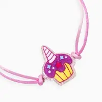 Браслет детский набор 3 шт. "Выбражулька" котик, единорог, силиконовый, разноцветный