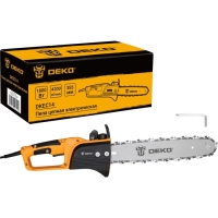 Пила цепная электрическая DEKO DKEC14, 1800 Вт, 220 В, 50 Гц, 4200 об/мин, 355 мм