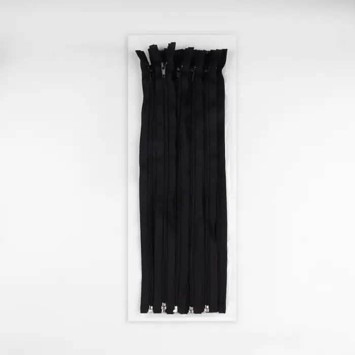 Молния &laquo;Спираль&raquo;, №5, разъёмная, замок автомат, 40 см, чёрная