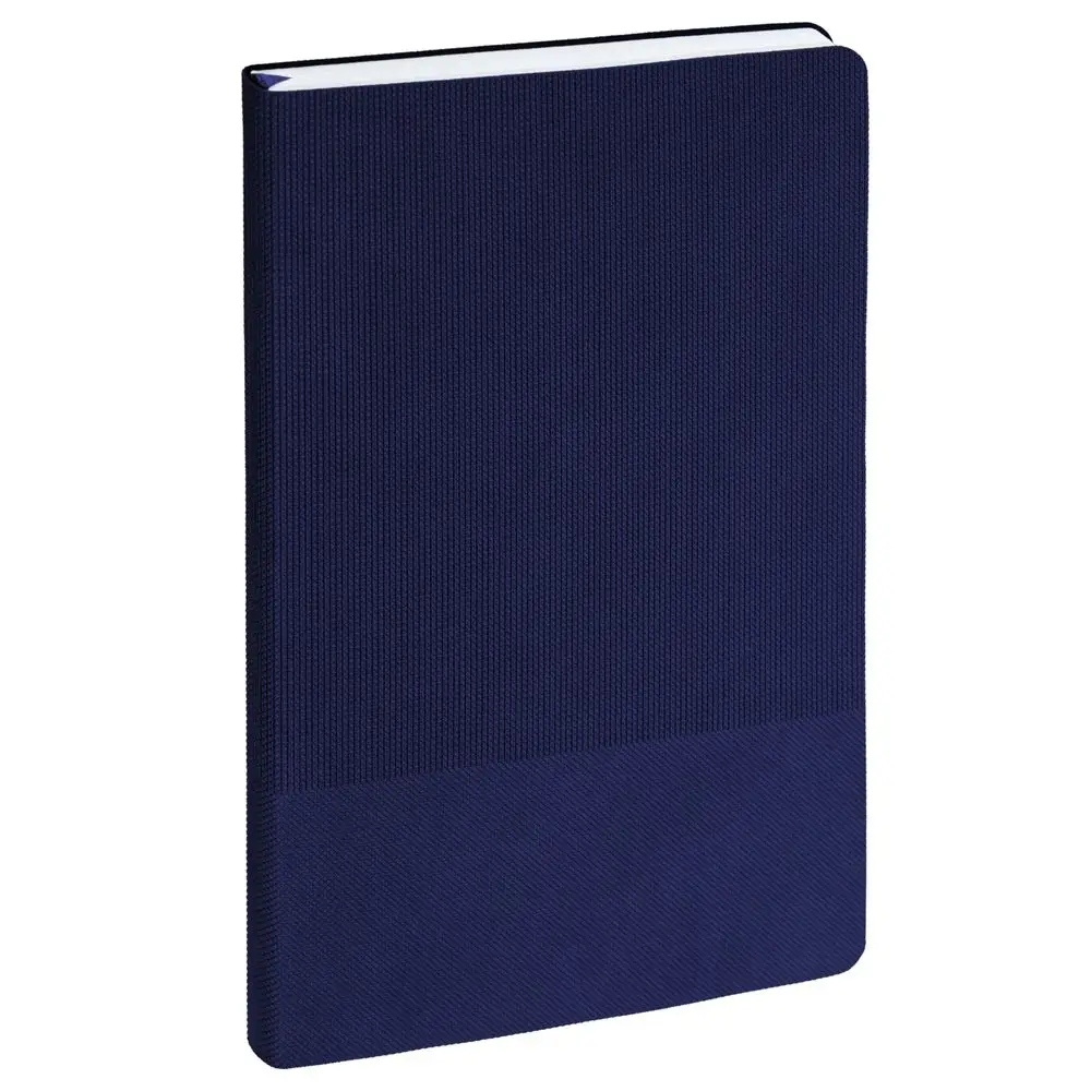 Ежедневник Knit, недатированный, темно-синий