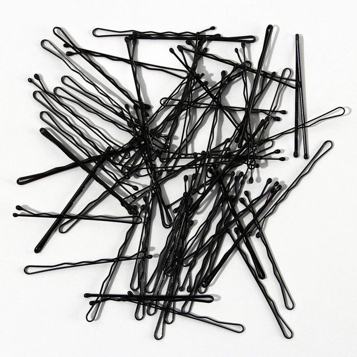 Невидимки для волос &laquo;Нежность&raquo; 60 шт, 4,5 см