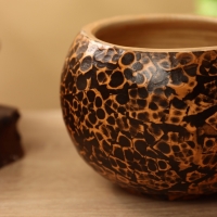 Банка для сыпучих продуктов 11х11х10 см, бамбук