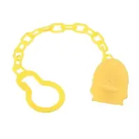 Держатель для соски - пустышки, на цепочке, цвет МИКС