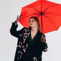 Брошь &laquo;Бантик&raquo;, розовая в серебре