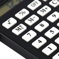 Калькулятор настольный "Домик", 08-разрядный, черный