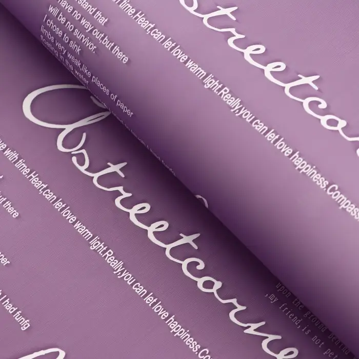 Пленка для цветов матовая &laquo;Новости Love&raquo;, лиловый, 60&times;60 см