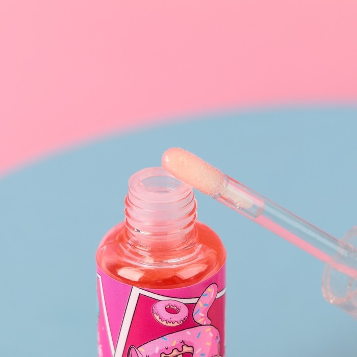 Набор детской косметики &laquo;Сладкие котики&raquo;, блески для губ, косметичка, заколки