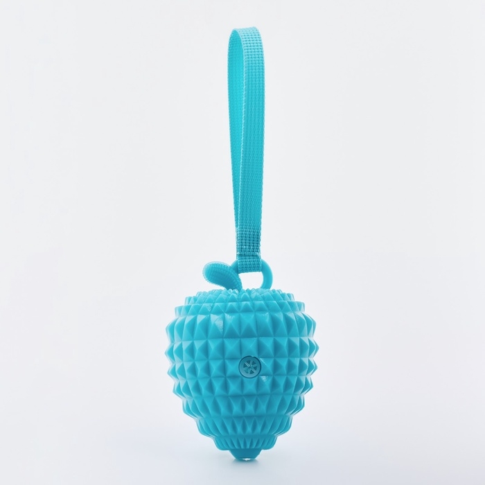 Игрушка массажная пищащая для собак "Клубничка",10 см, ТПР, микс цветов