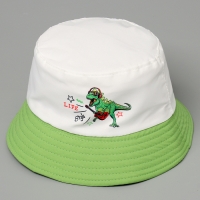 Панама детская для мальчика Dino life style, цвет белый, р-р 54 Панама детская для мальчика Dino life style, цвет белый, р-р 54