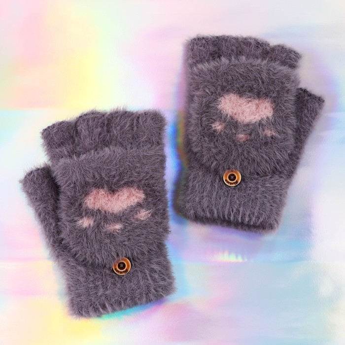 Перчатки «Лапки», МИКС Перчатки «Лапки», МИКС